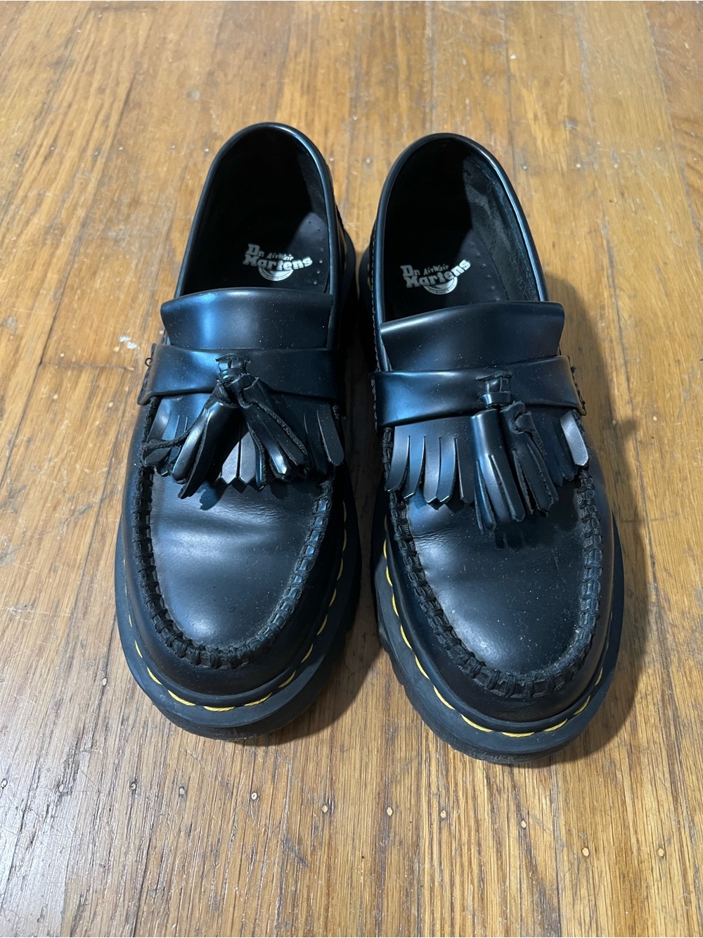 Dr. Martens Adrian Black Tassel Loafers